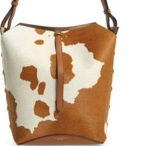 Tory Burch Rowan Calf Hair Bucket Bag